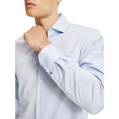 2. Tommy Hilfiger Dobby Flex Collar Shirt M MW0MW17495