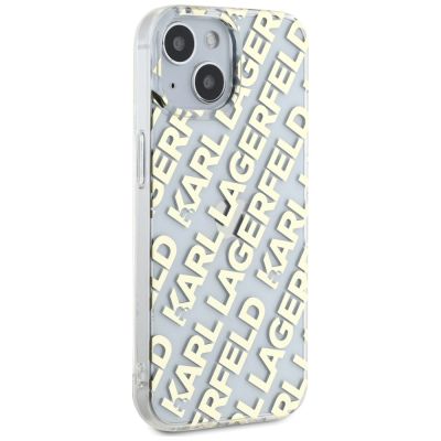 4. Karl Lagerfeld IML Fullover Logo case for iPhone 15 / 14 / 13 - gold