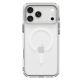 2. Spigen Ultra Hybrid Optik S MagSafe Case for iPhone 18 Pro Max / 17 Pro Max - Transparent Silver