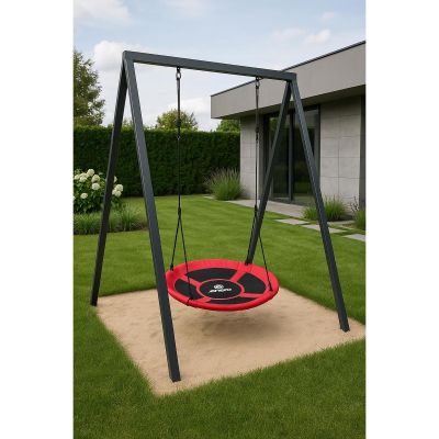 18. STORK'S NEST GARDEN SWING 100CM XXL RED
