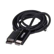 UNITEK ADAPTER CABLE DP 1.2 - HDMI, 4K 60HZ, 1.9M
