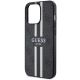 6. Guess GUHMP13LP4RPSK iPhone 13 Pro / 13 6.1" black/black hardcase 4G Printed Stripes MagSafe