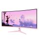 7. Arozzi Nova 34” Curved Computer Monitor 86.4 cm (34") 3440 x 1440 px 4K Ultra HD LED Pink