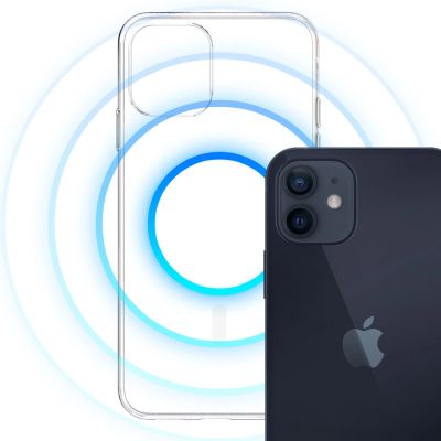 4. 3mk Clear MagCase for Apple iPhone 12/12 Pro - transparent