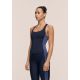 4. CASALL Women's Shaped Block Built in Bra Tank Navy Blue