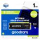 3. Goodram PX600 SSD 500GB M.2 PCIe NVME gen. 4 x4 3D NAND