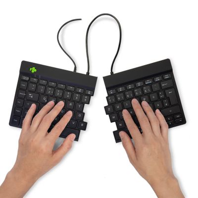 5. R-Go Tools Ergonomic R-Go Split Break v2 Keyboard with Break Software, QWERTZ_DE, Wired, Black