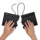 5. R-Go Tools Ergonomic R-Go Split Break v2 Keyboard with Break Software, QWERTZ_DE, Wired, Black