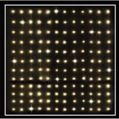 34. CHRISTMAS TREE LIGHTS LIGHT CURTAIN OUTSIDE/INTERNAL 144 LED 120X120CM WITH REMOTE CONTROL WARM WHITE