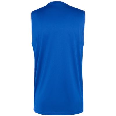 3. Men's adidas Entrada 26 Sleeveless Jersey Blue KB3931
