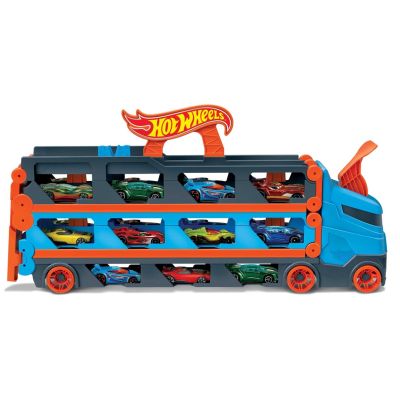 4. 2-in-1 transporter race track, toy for children