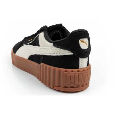 5. Puma women's sports shoes sneakers Carina 3.0 leather black fashionable