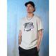 Men's regular printed T-shirt 4F 4FRSS26TTSHM3657-27S