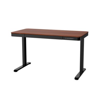 4. Activejet ET119W-C Electric Height Adjustable Desk, Black/Walnut. Tabletop dimensions: 140 x 70 cm.