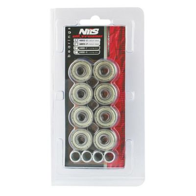 10. ABEC-5 CARBON BEARINGS (8 pcs.) NILS EXTREME
