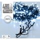 5. CHRISTMAS TREE LIGHTS LIGHT CHAIN 480 LED TIMER COOL WHITE