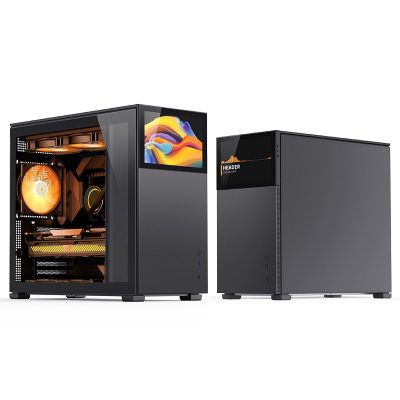 35. Jonsbo D41 Screen ATX Case, Tempered Glass - Black