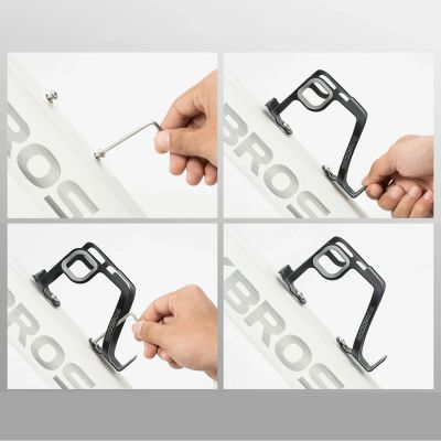 7. Rockbros BBC2504 Ultralight Aluminum Bottle Cage - Black