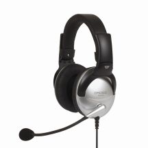 Koss SB45 Wired On-Ear Headphones Noise Cancelling Silver/Black
