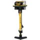 41. DUNLOP WORKSHOP BICYCLE PUMP 230PSI (16BAR) WITH MANOMETER YELLOW