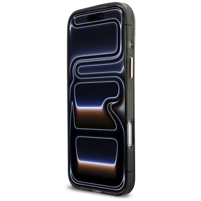 4. Guess IML Glitters Script Strap MagSafe case for iPhone 17 Pro Max - black