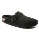 Birkenstock Boston Shearling Black Women's Wool Insulated Clogs Regular Wide (0259881)