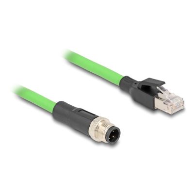 3. DeLOCK Cable M12 D-coded 4 pin male to RJ45 male PUR (TPU), 5 m