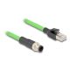 3. DeLOCK Cable M12 D-coded 4 pin male to RJ45 male PUR (TPU), 5 m