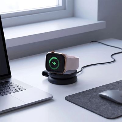10. Tech-Protect A55 2in1 MagSafe 25W QI2.2 Wireless Charger + USB-C / USB-C Cable 100cm - Black