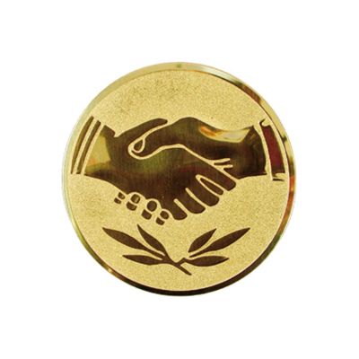 3. Aluminium Insert – Handshake