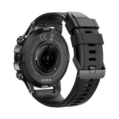 5. VELTORI VT120-1 Smartwatch Black Silicone Strap