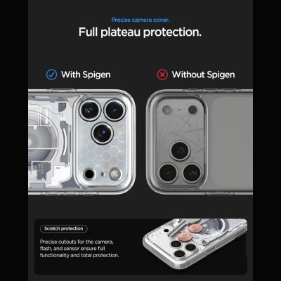 8. Spigen Ultra Hybrid MagSafe Zero One Case for iPhone 18 Pro Max / 17 Pro Max - White