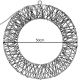 5. DECORATIVE LED RING 720 LEDS 50 CM BLACK