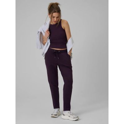 3. Women's slim ribbed knit top 4F 4FRAW25TSLEF310-50S