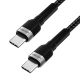 3. Wozinsky WNBCC1 USB-C / USB-C PD 65W cable 1 m - black