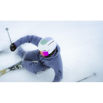 6. Uvex provoqe FM ski goggles for winter sports, black, men's, blue, spherical lens