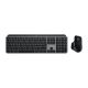 2. Logitech Master MX Keys S Combo for Mac Keyboard Mouse Included Home/Office RF Wireless + Bluetooth QWERTY American International Aluminum, Black