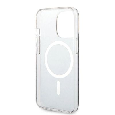 7. Set Guess GUBPP13LH4EACSK Case+ Charger iPhone 13 Pro black/black hard case 4G Print MagSafe
