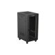 9. LANBERG FLOOR RACK CABINET 19" 24U 600X800 BLACK GLASS DOOR LCD (FLAT PACK) V2