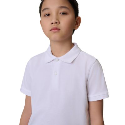4. Boy's polo shirt 4F M662 white 4FJWSS26TPTSM662 10S