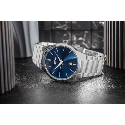 4. Men's Watch Skmei 9140SIBU + BOX