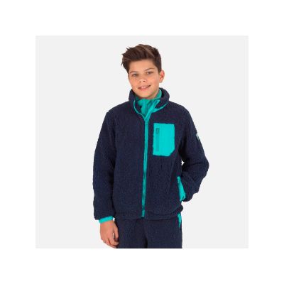 ROSSIGNOL Junior Fleece Jkt Sweatshirt Navy Blue
