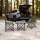 37. FOLDABLE TOURIST SET 3IN1 TABLE AND 2 CHAIRS GREEN ENERO CAMP