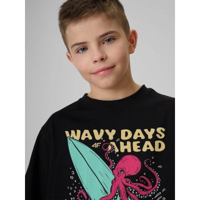 3. Boy's cotton T-shirt 4F 4FJRSS26TTSHM3904-20S