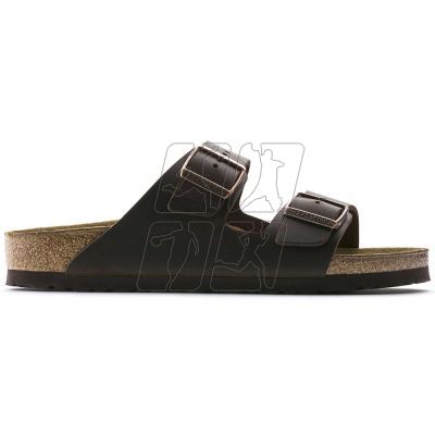 6. Women's/men's brown Birkenstock Arizona Nubuck Habana narrow flip-flops (52533)