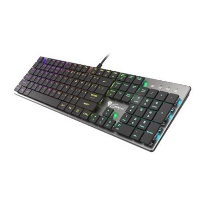8. GENESIS Thor 420 RGB Gaming Keyboard USB AZERTY US English Silver