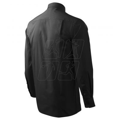 4. Malfini Style LS M MLI-20901 black shirt