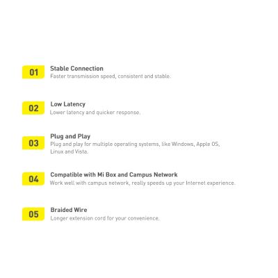 19. Baseus Lite Series external network card USB Type C - RJ-45 1Gbps (1000Mbps) black (WKQX000301)