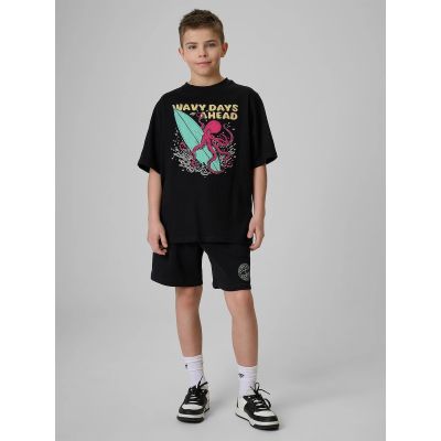 4. Boy's cotton T-shirt 4F 4FJRSS26TTSHM3904-20S