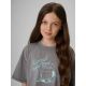 3. Girls' cotton T-shirt 4F 4FJRSS26TTSHF3983-25S